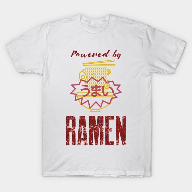 Powered by Ramen T-Shirt by Harry C